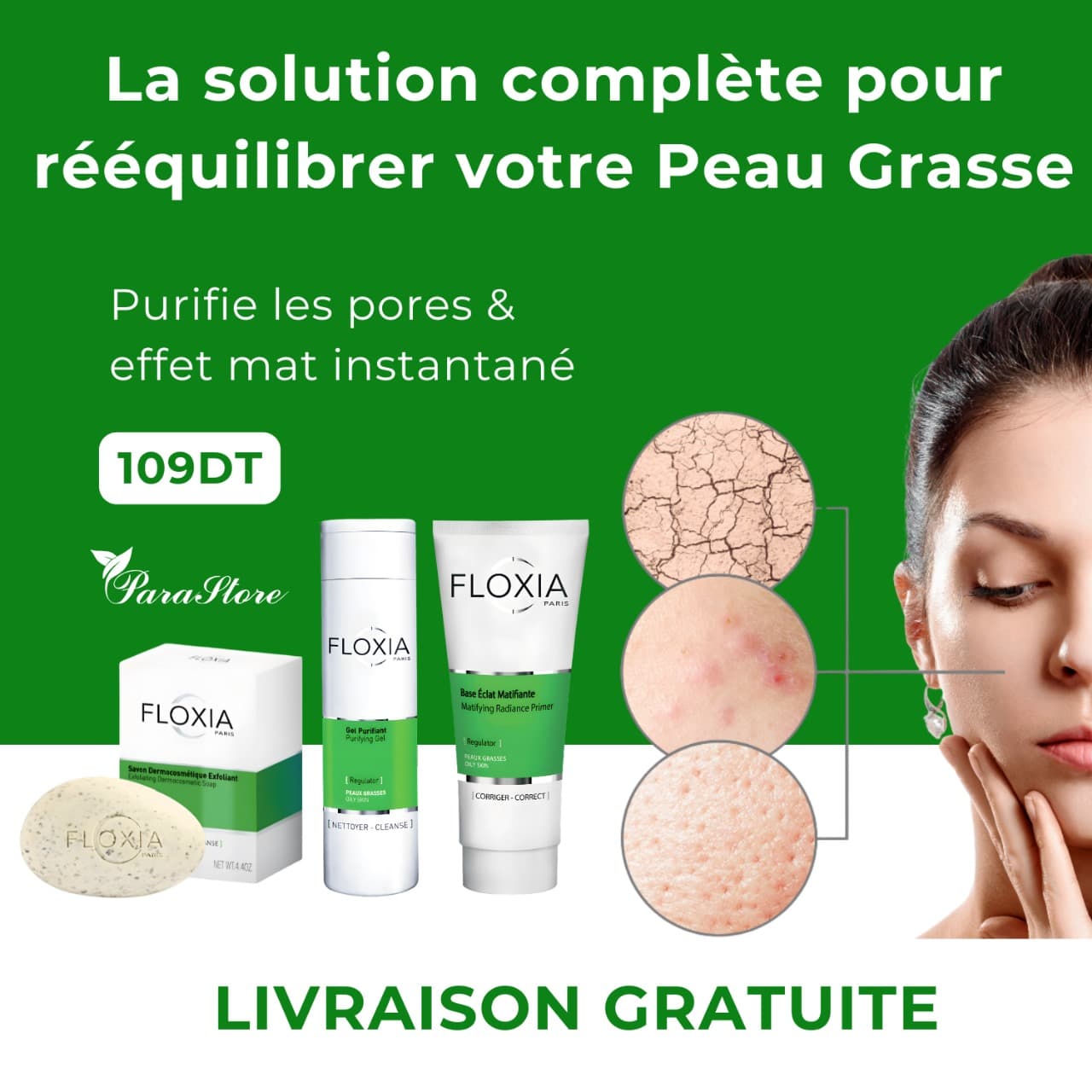 Floxia Pack pour Peau Grasse