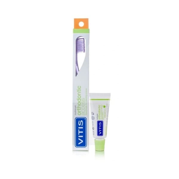 VITIS Brosse a dents ORTHODENTICS ACCES +TUBE DE 15 ml