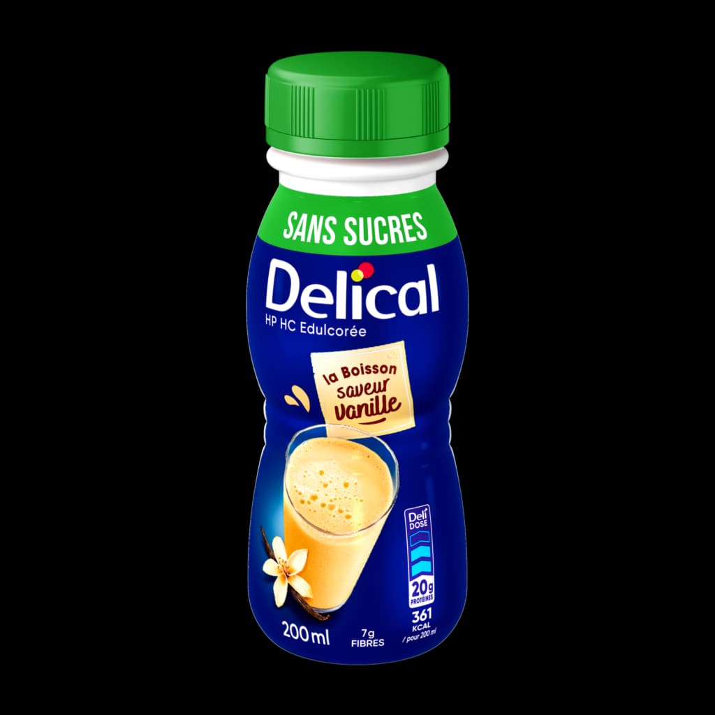 DELICAL BOISSON LACTEE SANS SUCRE SAVEUR VANILLE