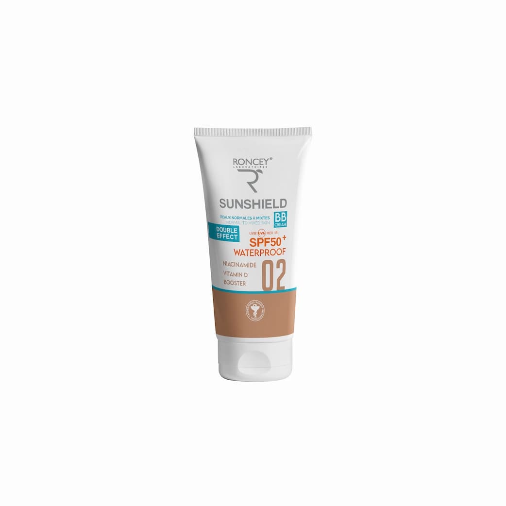 RONCEY SUNSHILED ECRAN NORMALE A MIXTE SPF 50+ TEINTE 02 50ML