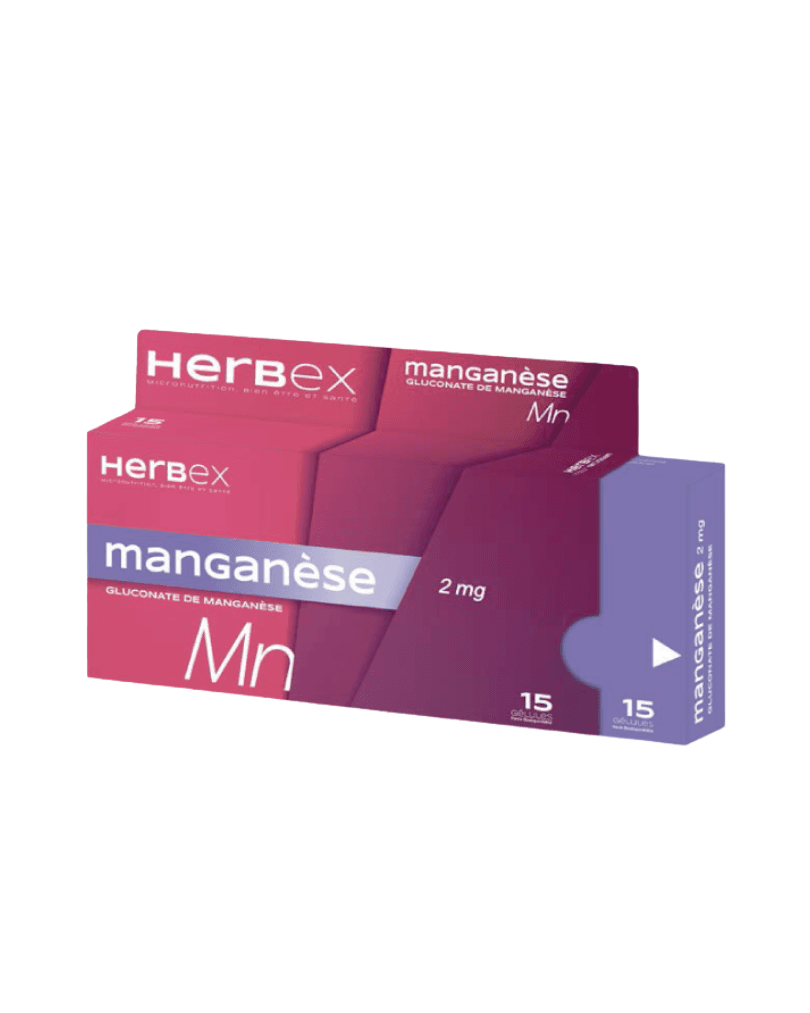 HERBEX MANGANESE 2MG BT 30