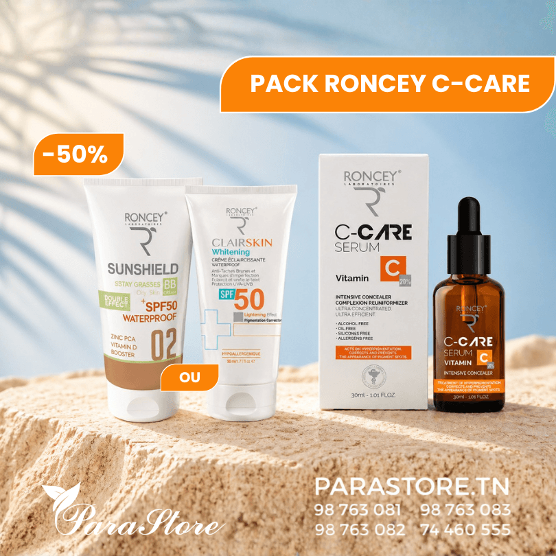 PACK RONCEY C-CARE -50% SUR ÉCRAN AU CHOIX
