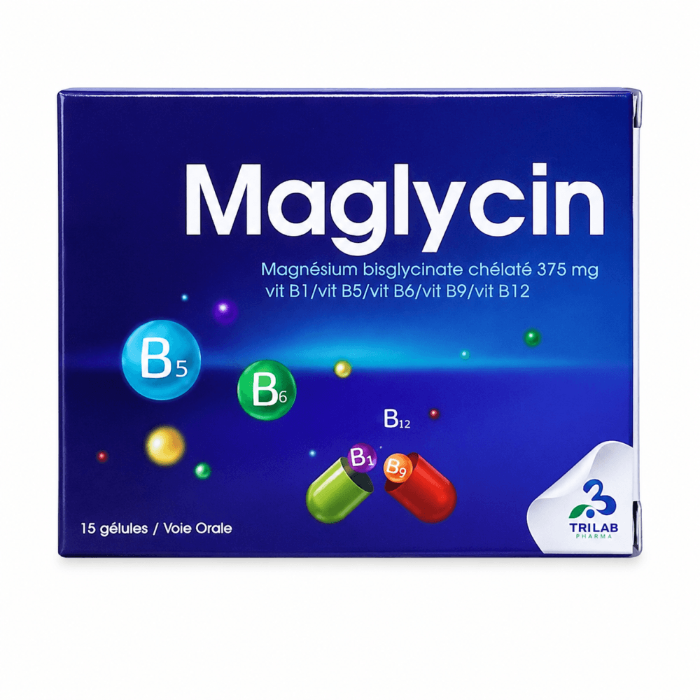 MAGLYCIN TROUBLES NEURO-PSYCHIQUE MODÉRÉS 375 MG 15 GÉLULES
