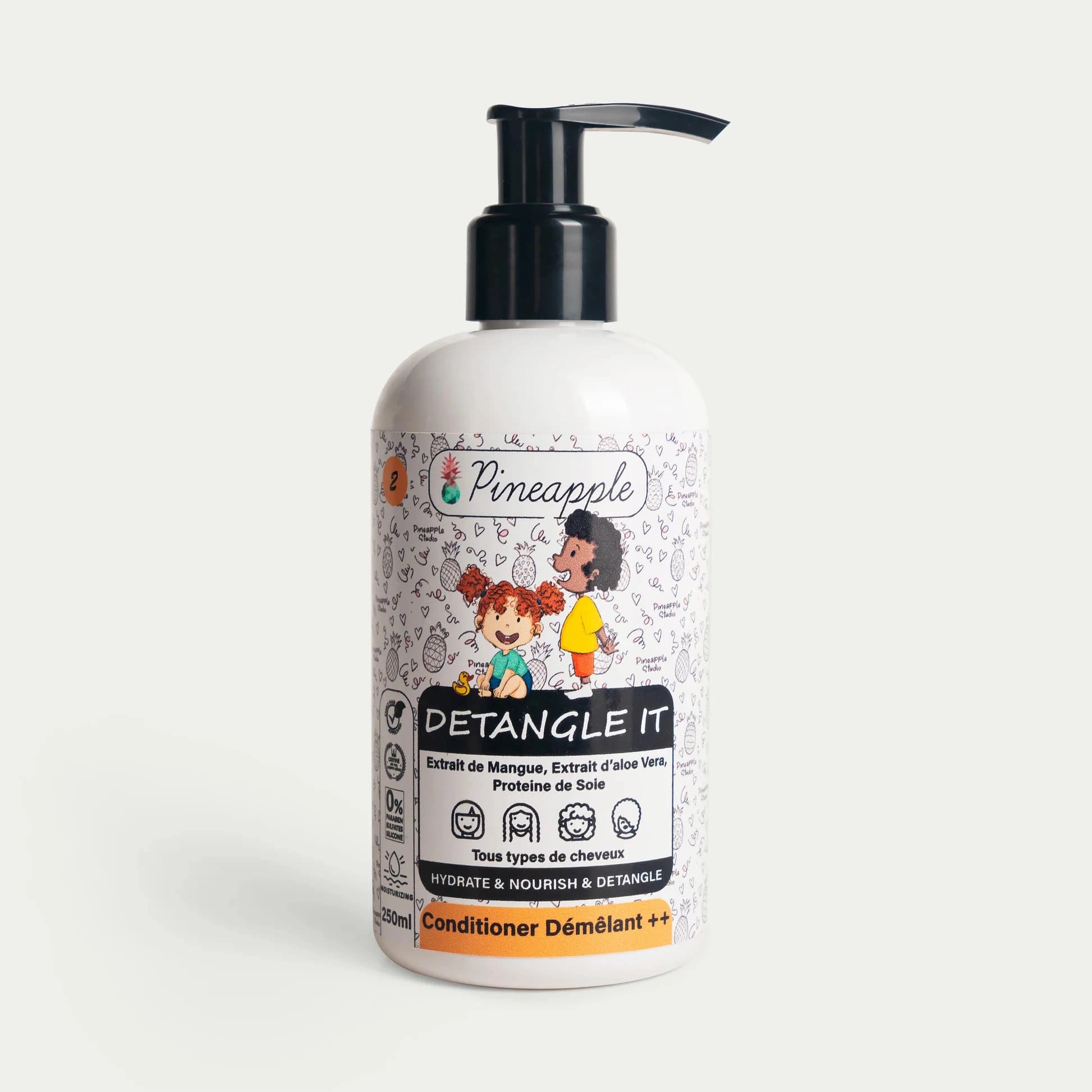 PINEAPPLE CONDITIONER DÉMÊLANT KIDS DETANGLE IT