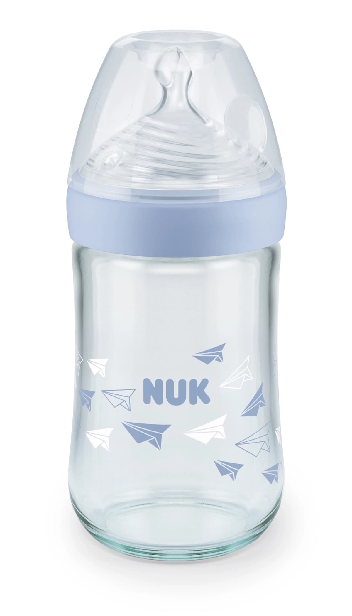NUK BIB NATURE SENSE 240ML VERRE