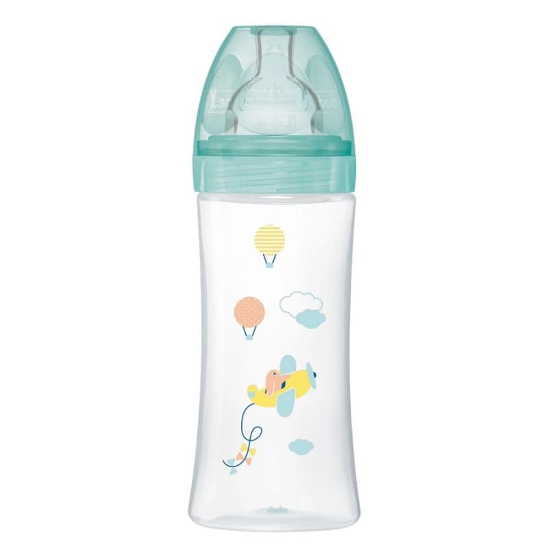 DODIE BIBERON CHAT 330 ML 6M