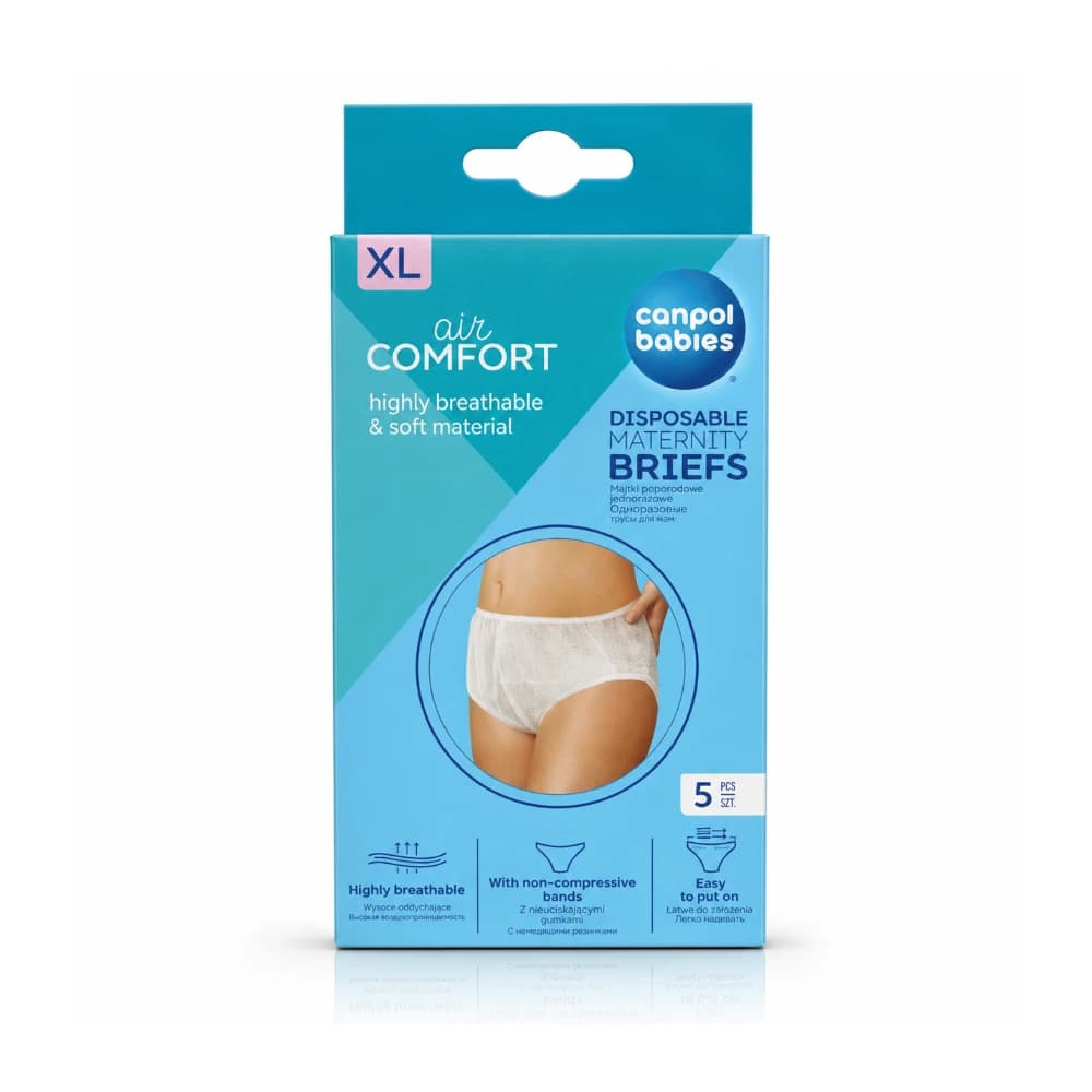 CANPOL BABIES 5 CULOTTES DE MATERNITE JETABLES XL REF 9/600