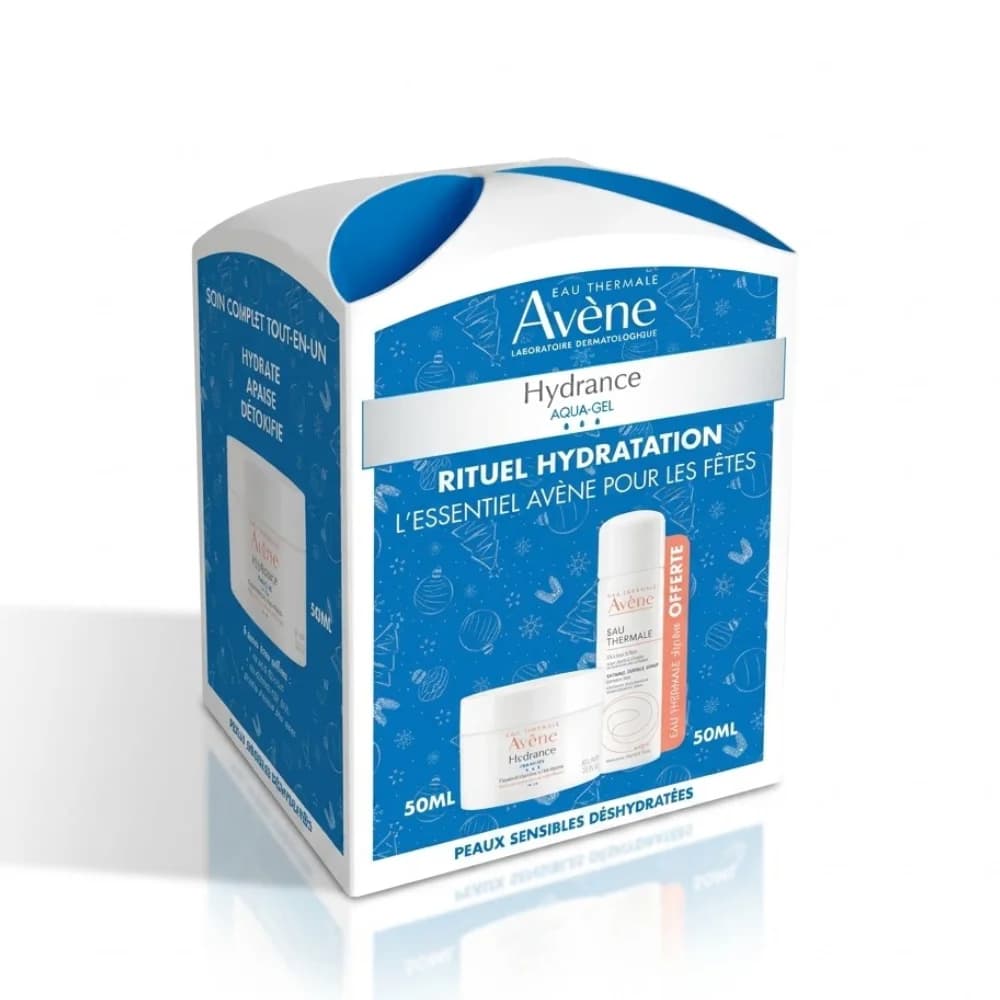 AVÈNE PACK HYDRANCE AQUA-GEL AVEC UNE EAU THERMALE DE 50ML OFFERT