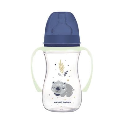 CANPOL BIBERON BLUE/ROSE ANTICOLLIQUE SLEEPY KOALA 300ML