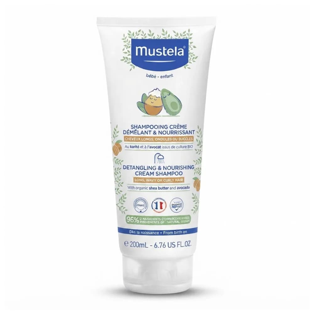 Mustela Shampoing Crème Démêlant 200ml – Bio & Doux