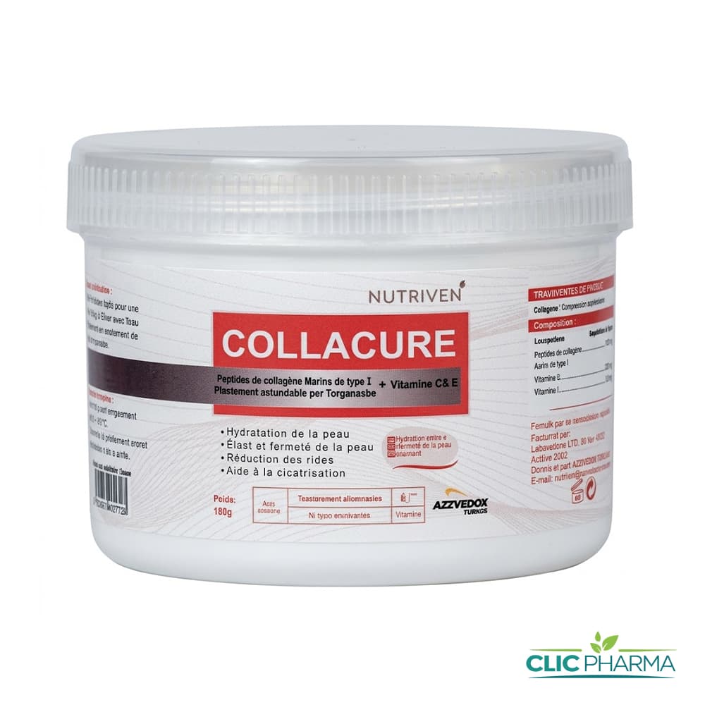 NUTRIVEN COLLACURE COLLAGENE MARIN POUDRE 150GR