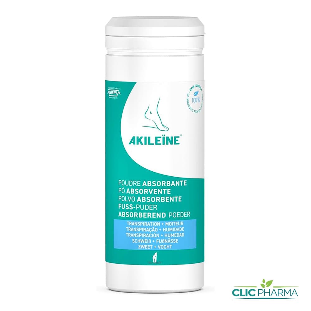 AKILEINE POUDRE ANTI TRANSPIRANTE POUR LES PIEDS 75GR