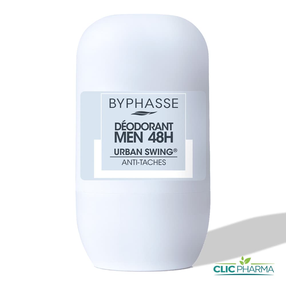 BYPHASSE DEODORANT MEN ANTI-TACHES URBAN SWING 48H ROLL-ON 50ML