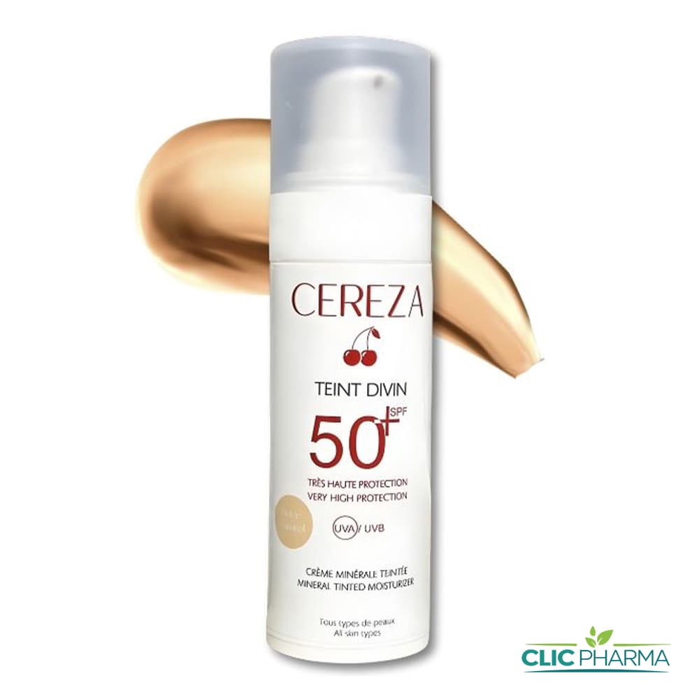CEREZA ECRAN MINERALE TEINTE BEIGE NATURAL SPF50+ 30ML