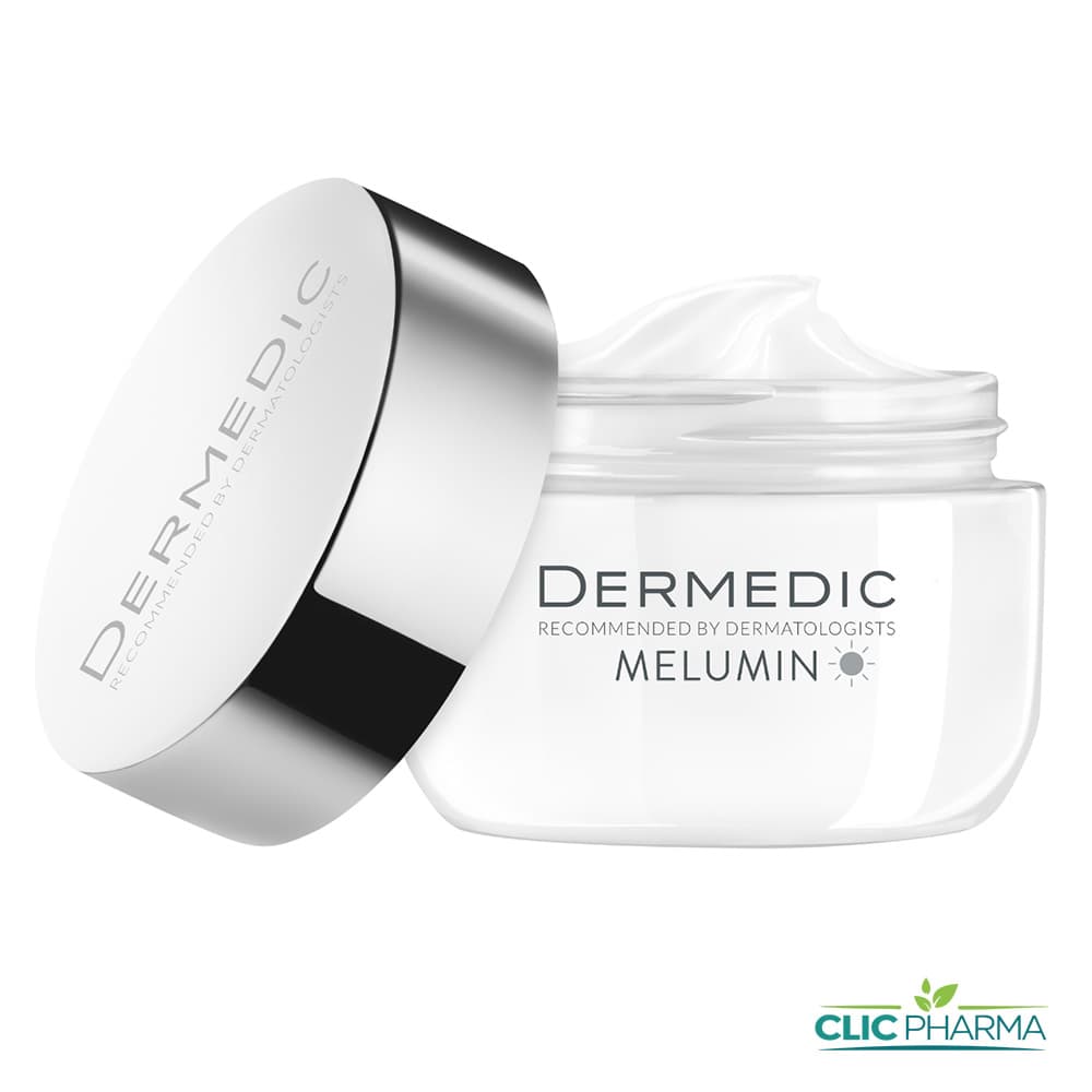 DERMEDIC MELUMIN CREME DE JOUR ECLAIRCISSANTE ANTI-TACHE SPF50+ 50GR