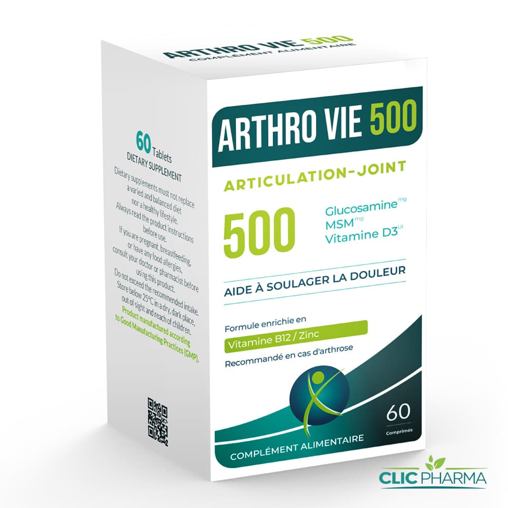 ARTHRO VIE 500 ARTICULATION-JOINT (60 COMPRIMES)