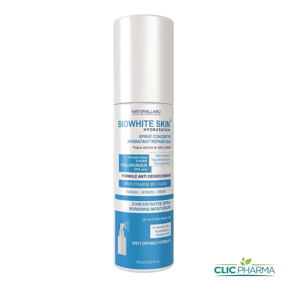 BIOWHITE SKIN SPRAY CONCENTRE HYDRATANT REPARATEUR 100ML