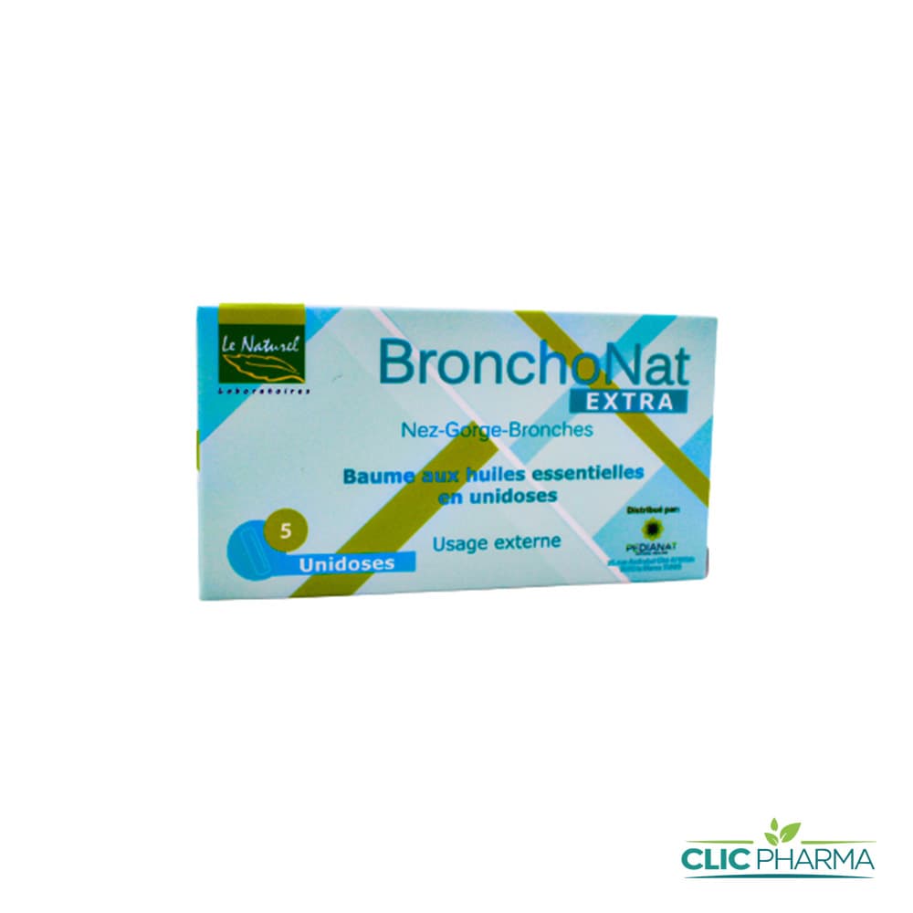 BRONCHONAT EXTRA BAUME ENFANTS NEZ GORGE BRONCHES (5 UNIDOSE)