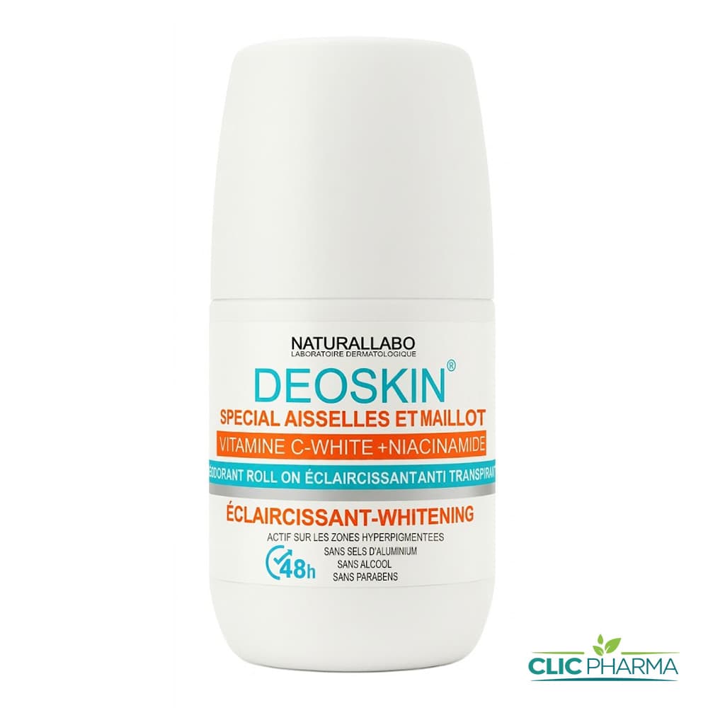 DEOSKIN DEODORANT ANTI-TRANSPIRANT ECLAIRCISSANT 48H ROLL-ON 50ML