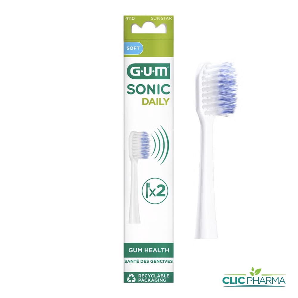 GUM RECHARGES BROSSE SONIC DAILY (REF: 4110)