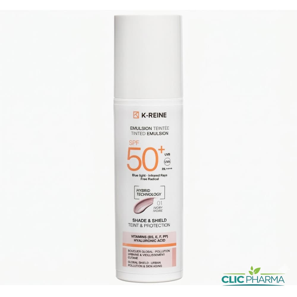 K-REINE SUN EMULSION TEINTEE IVORY 01 SPF50+50ML