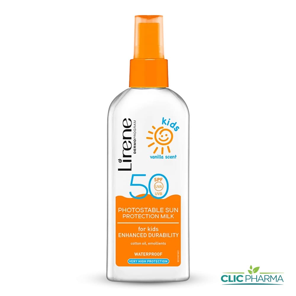 LIRENE LOTION PROTECTRICE VANILLE ENFANTS SPF50 150ML