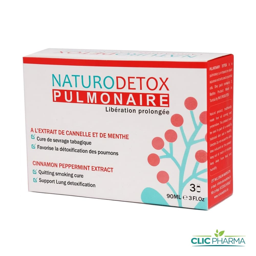 NATURODETOX PULMONAIRE (3 FLACONS DE 30ml)