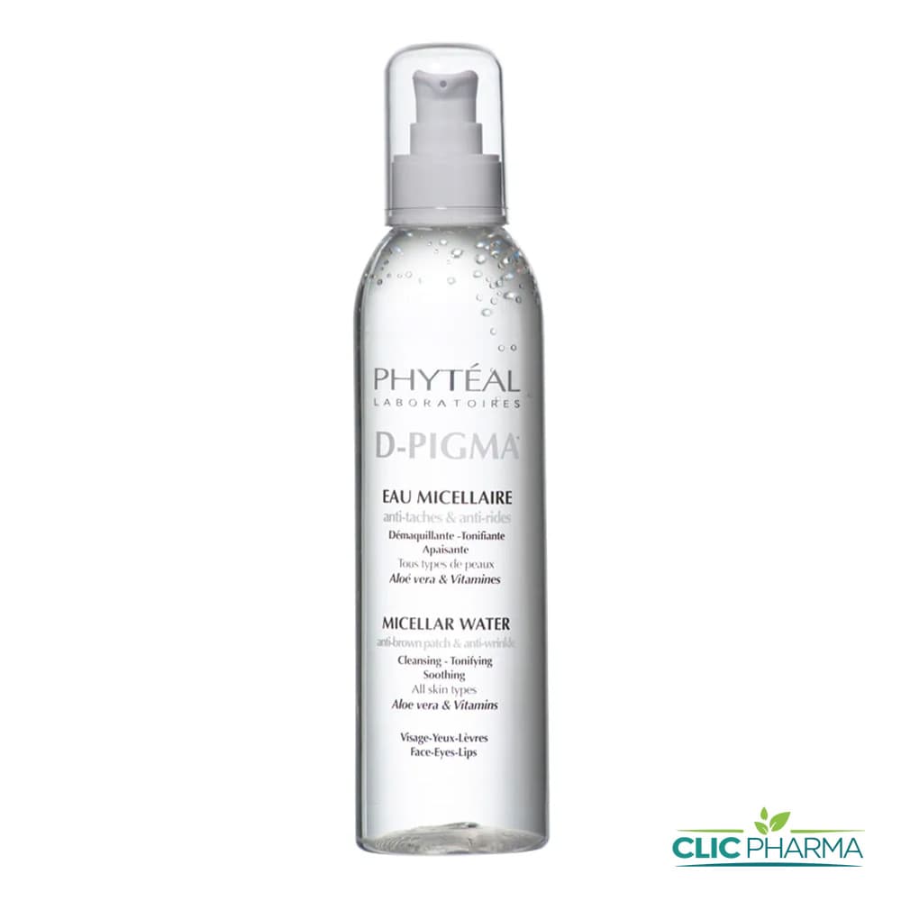 PHYTEAL D-PIGMA EAU MICELLAIRE A L’ALOE VERA 250ML