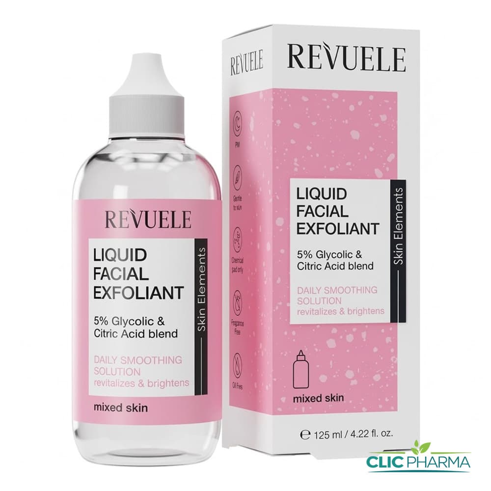 REVUELE LIQUIDE EXFOLIANT 5% GLICOLIC & CITRIC ACID 125ML
