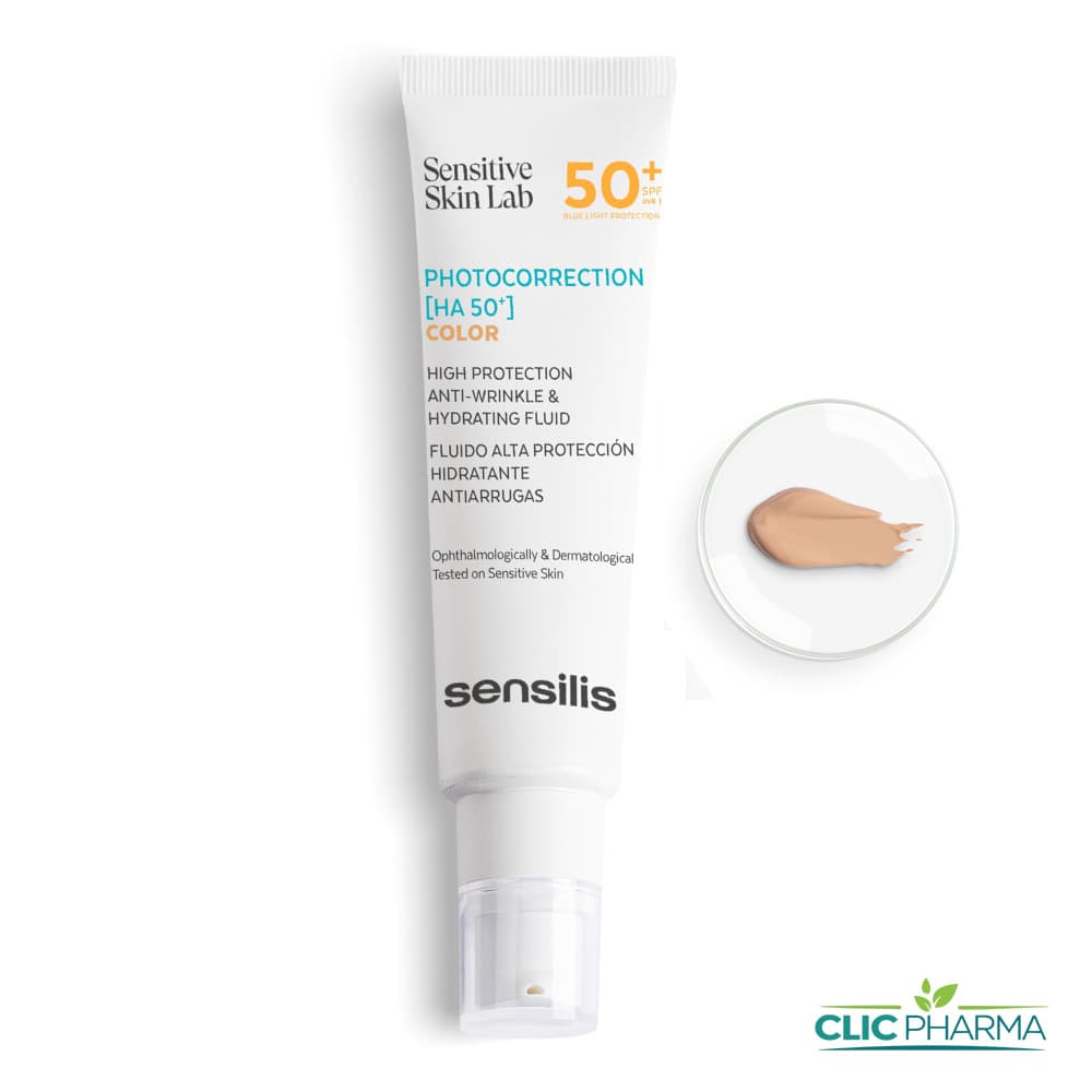 SENSILIS PHOTOCORRECTION (HA50+) COLOR FLUID TEINTE ANTI-RIDES SPF50+ 50ML