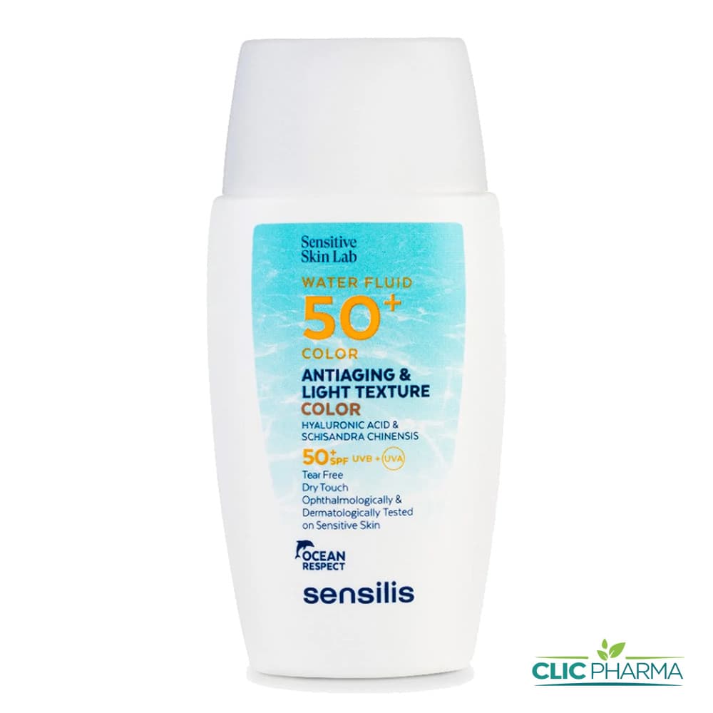 SENSILIS WATER FLUID COLOR ECRAN TEINTE ANTI-AGE SPF50+ 40ML
