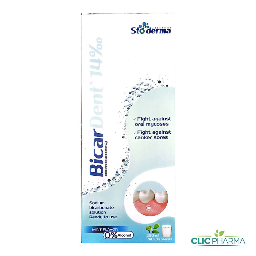 BICARDENT 1.4% BAIN BOUCHE 250ML