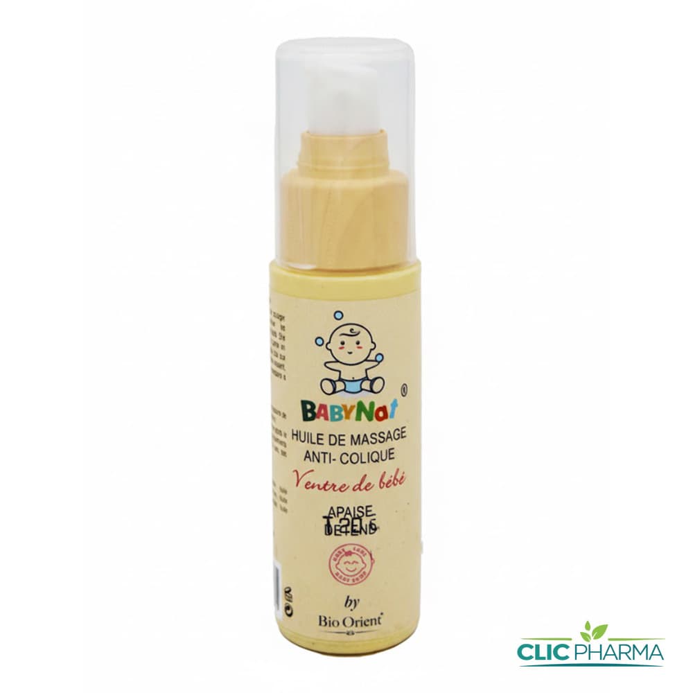 BIO ORIENT BABYNAT HUILE DE MASSAGE ANTICOLIQUE 50ML