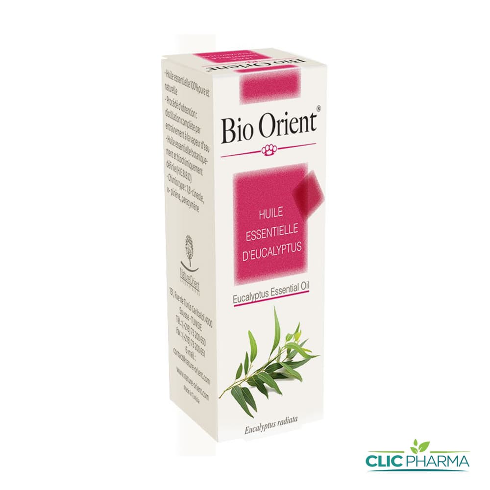 BIO ORIENT HUILE ESENTIELLE D’EUCALYPTUS 10 ML