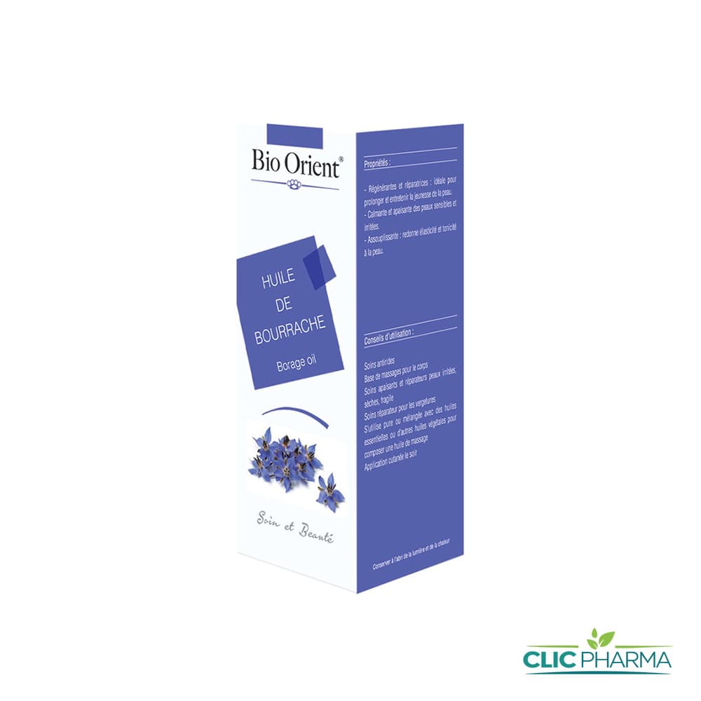 BIO ORIENT HUILE VEGETALE DE BOURRACHE 10 ML
