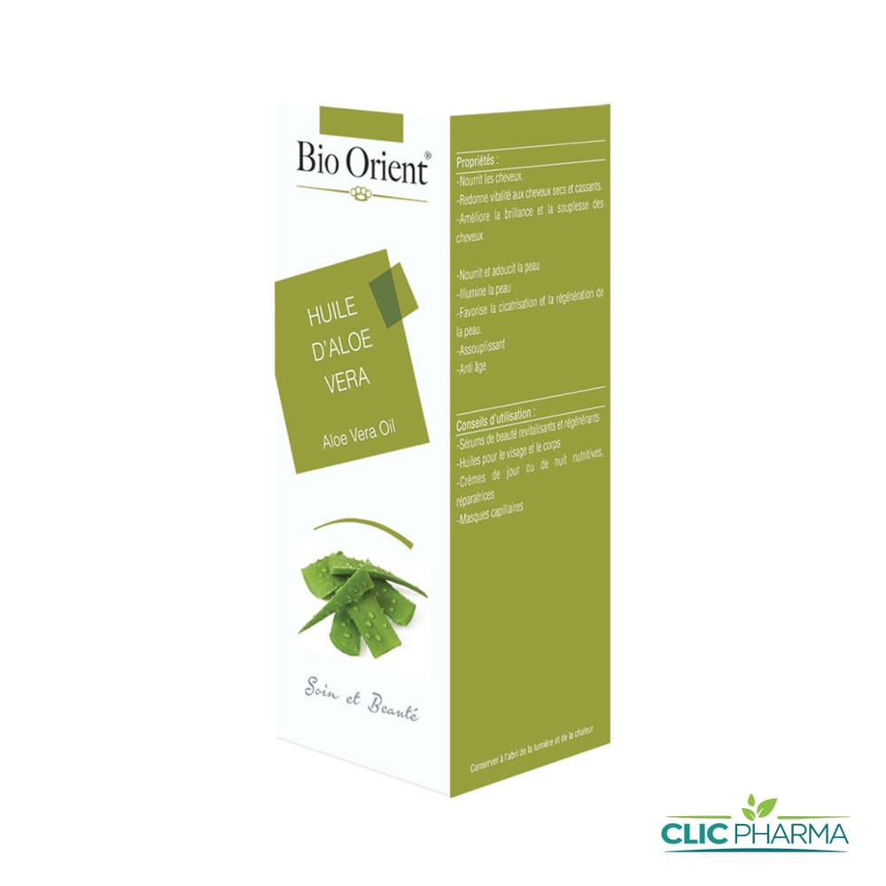 BIO ORIENT HUILE VEGETALE D’ALOE VERA 90ML