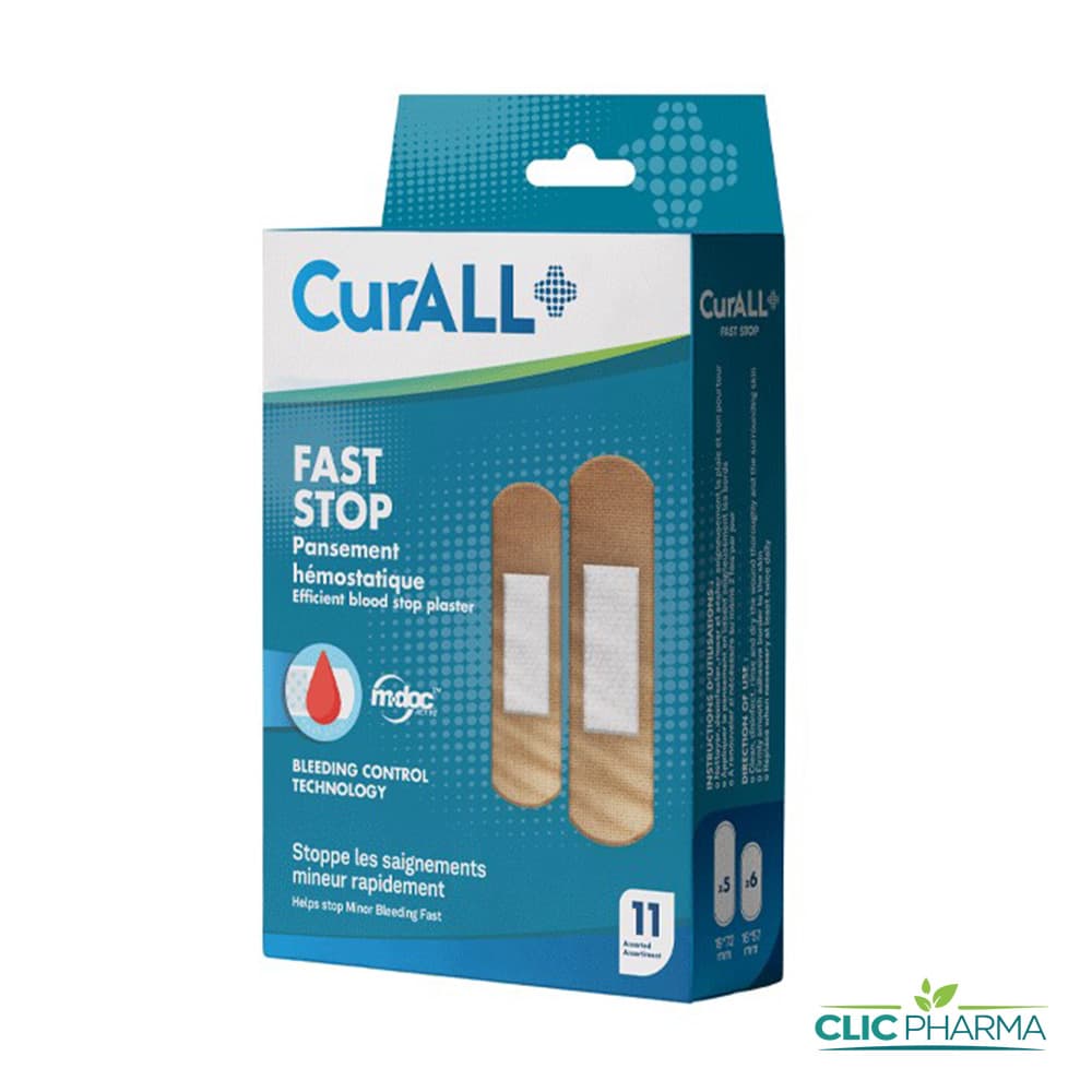 CURALL FAST STOP PANSEMENT (BOITE DE 11)