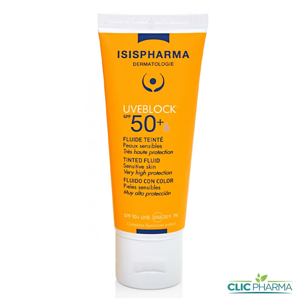 ISISPHARMA UVEBLOCK 80 FLUIDE TEINTE SPF50+ 40ML