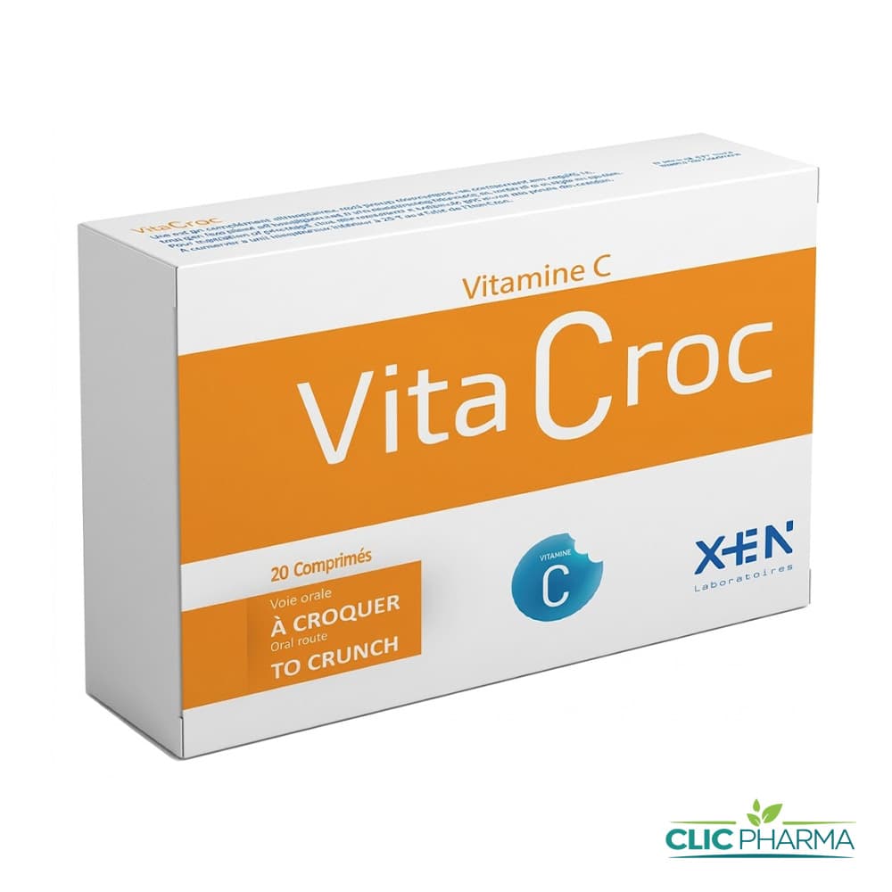 XEN VITACROC VITAMINE C 300mg (20 COMPRIMES A CROQUER)