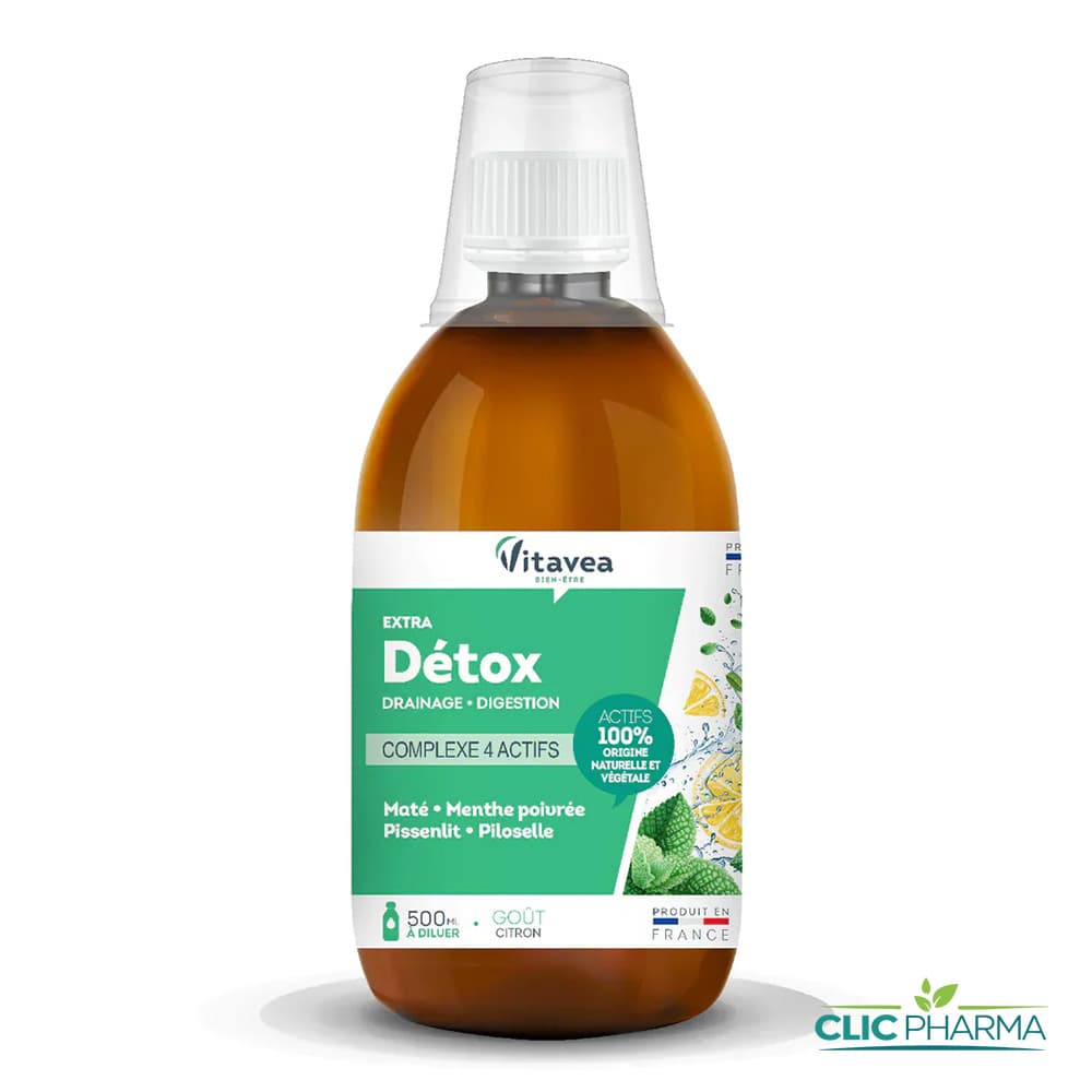 VITAVEA DETOX COMPLEXE 4 ACTIFS GOUT CITRON 500ML