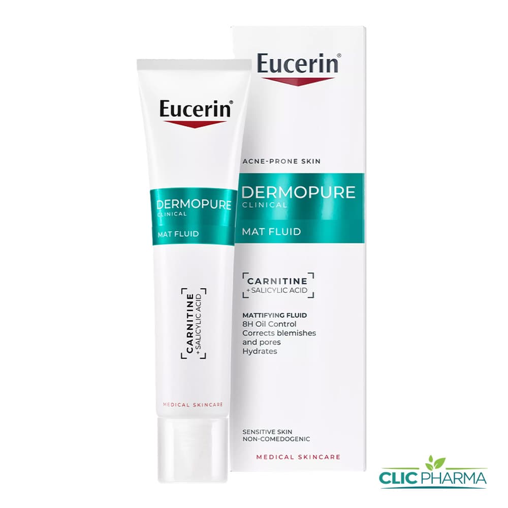 EUCERIN DERMOPURE CLINICAL MAT FLUID 40ML