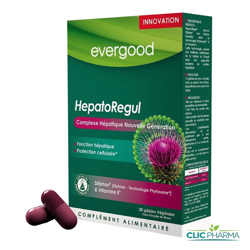 EVERGOOD HEPATOREGUL (30 GELULES)