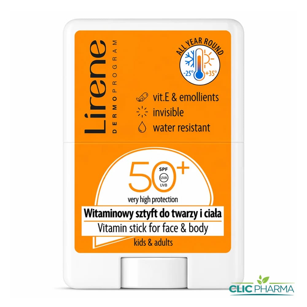 LIRENE STICK ECRAN VISAGE CORPS SPF50+ 15ML