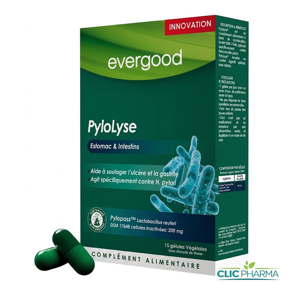 EVERGOOD PYLOLYSE (15 GELULES)