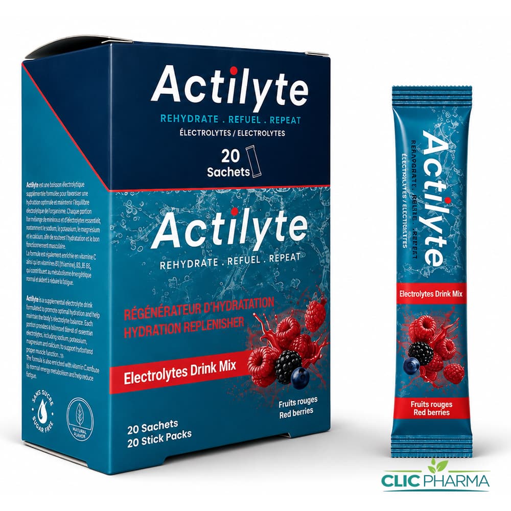 AYFEED ACTILYTE FRUITS ROUGES (20 SACHETS)