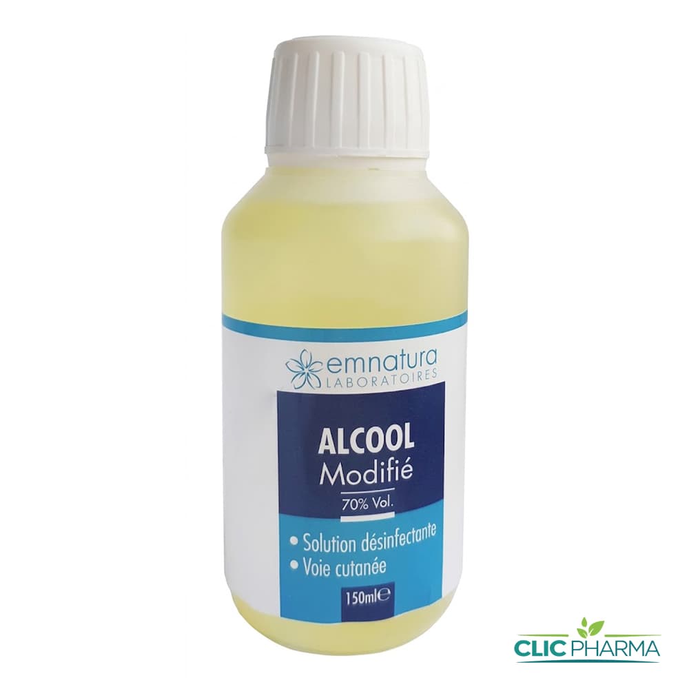 EMNATURA ALCOOL MODIFIE 70% 150ML