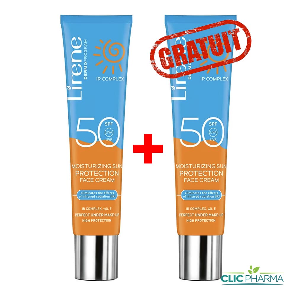 LIRENE ECRAN INVISIBLE ADULTE SPF50+ 40ML + 2EME GRATUIT