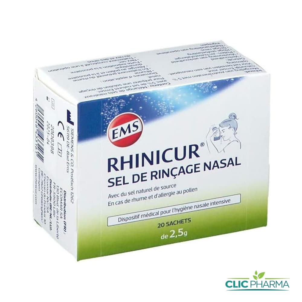 RHINICUR SEL DE RINCAGE NASAL ADULTE