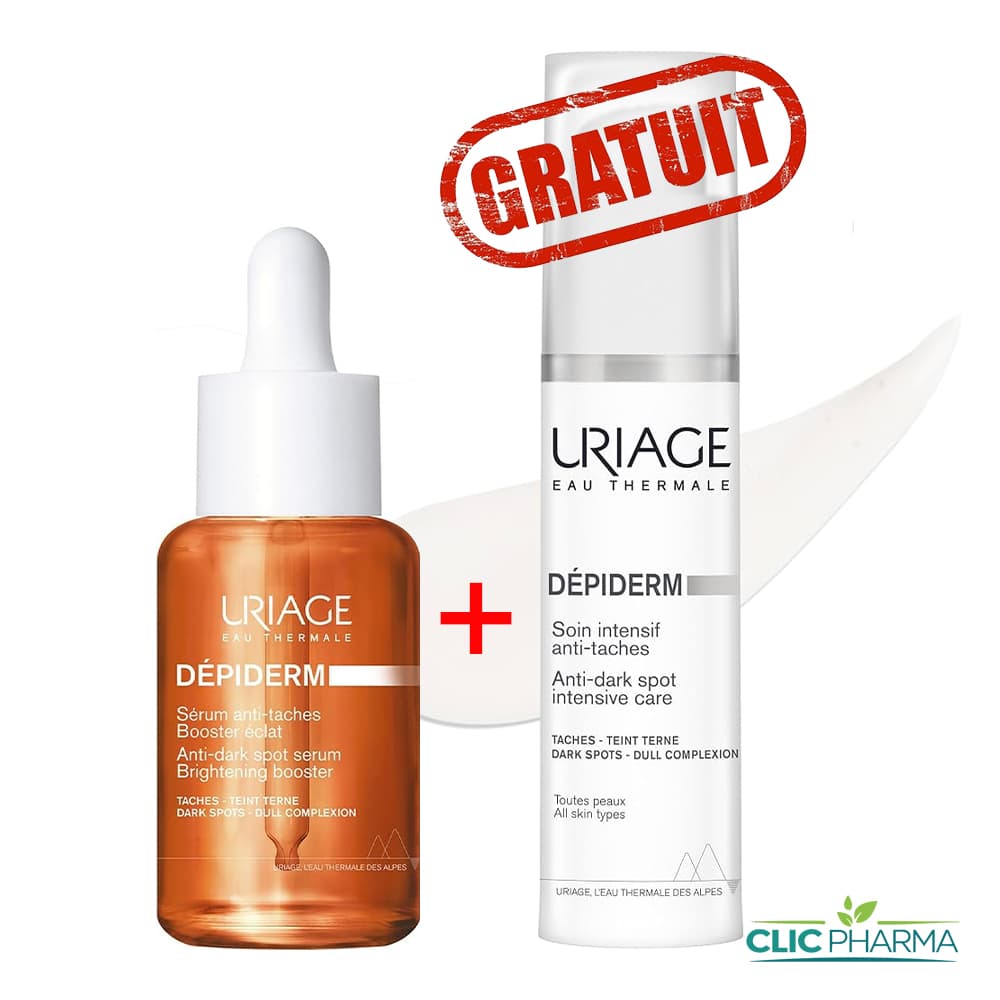 URIAGE DEPIDERM (SOIN INTENSIF 30ML + SOIN DE JOUR SPF50 30ML OFFERT)