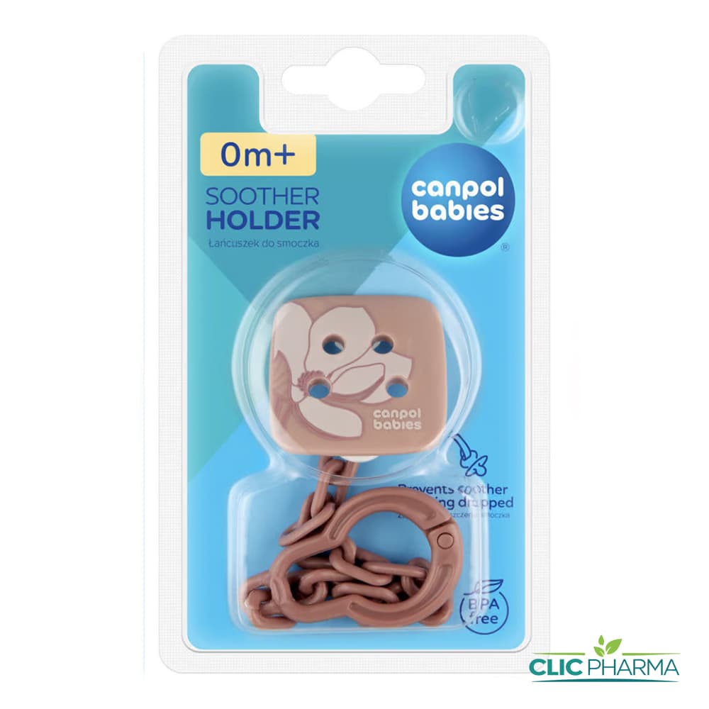 CANPOL BABIES ATTACHE SUCETTE GOLD ROSE 0M+ (REF: 2/440)